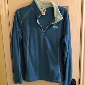 North face quarter zip fleece